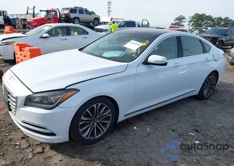 2015 Hyundai Genesis 3.8 z USA, uszkodzony, nr VIN KMHGN4JE6FU031820
